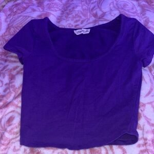 Amazon Purple Crop Top